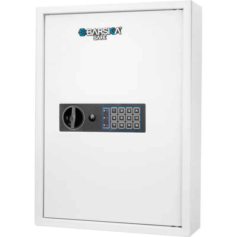 Barska 100 KEYS KEYPAD WALL KEY SAFE WHITE