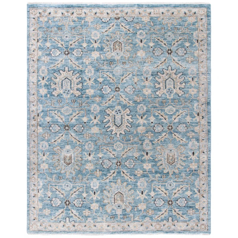 Oriental Hand Knotted 80% Wool And 20% Cotton Oriental Rug