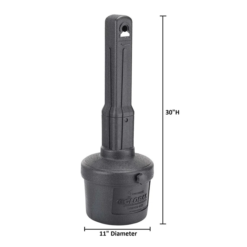LUCULY Outdoor Ashtray, 1-1/2 Gallon