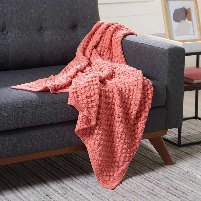 Safavieh Plain Weave / Muslin Throw Blanket