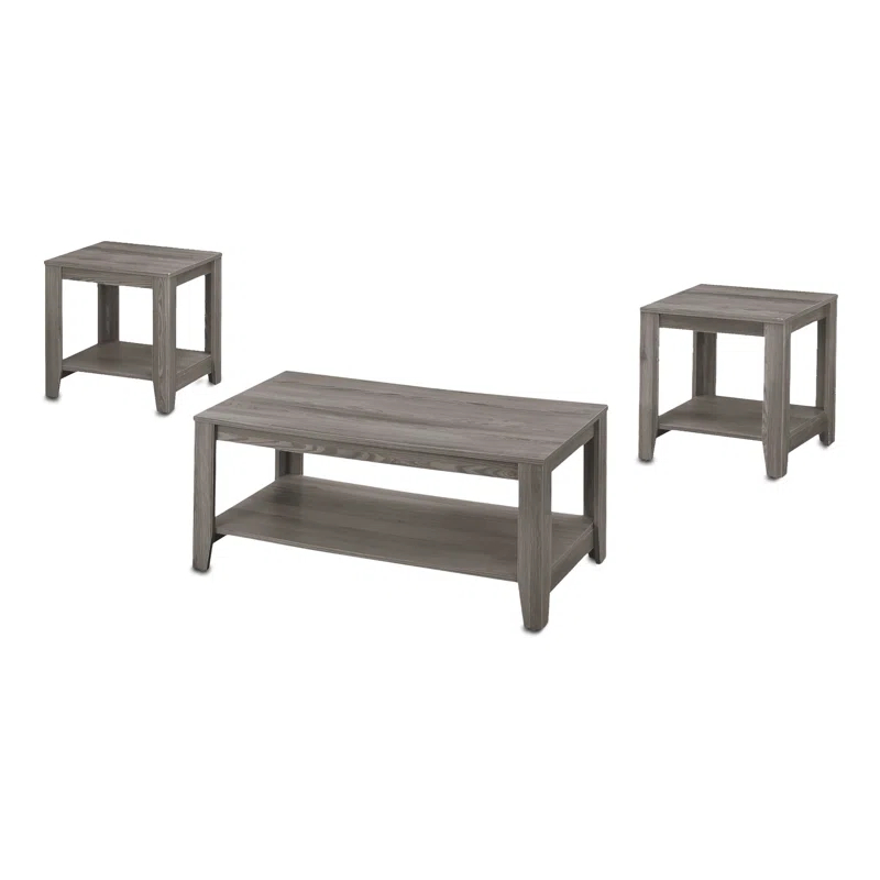 Millwood Pines Transitional Table Set, 3pcs Set