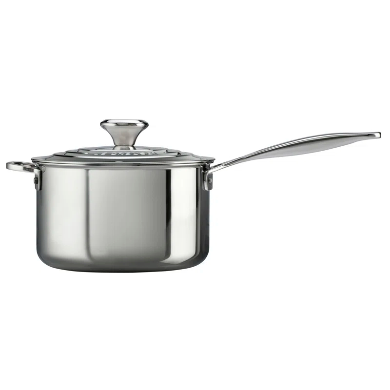 Le Creuset Le Creuset Stainless Steel Saucepan with Lid