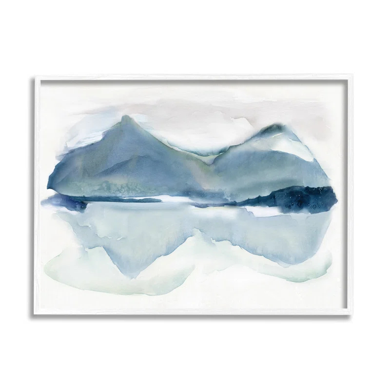 Stupell Industries " Iceberg Mountain Water Glacier Reflection Abstract Landscape " by Carol Robinson