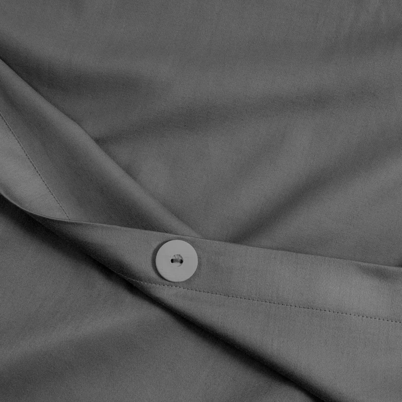 400 Thread Count Organic Cotton Sateen Duvet Cover Set