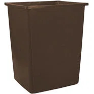 Rubbermaid Commercial Products Plastic Open Kitchen Trash Can