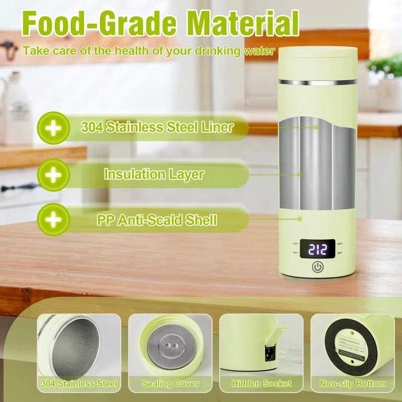 BINNBOX Portable Mini Electric Kettle
