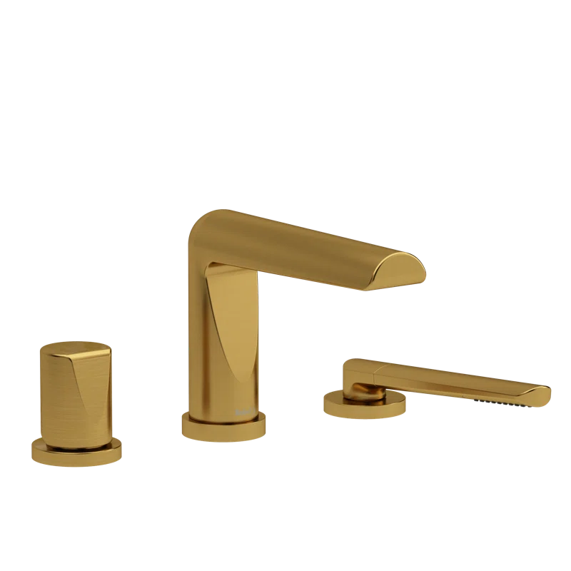 Parabola 3-Hole Deck Mount Tub Filler Trim