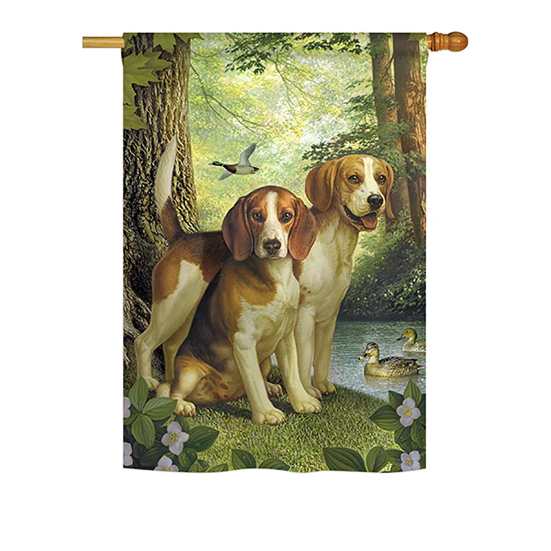 Breeze Decor Double Sided Polyester House Flag