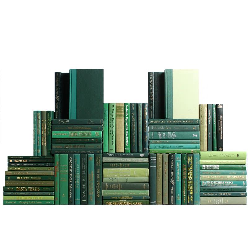 Booth & Williams Modern Boxwood Book Wall