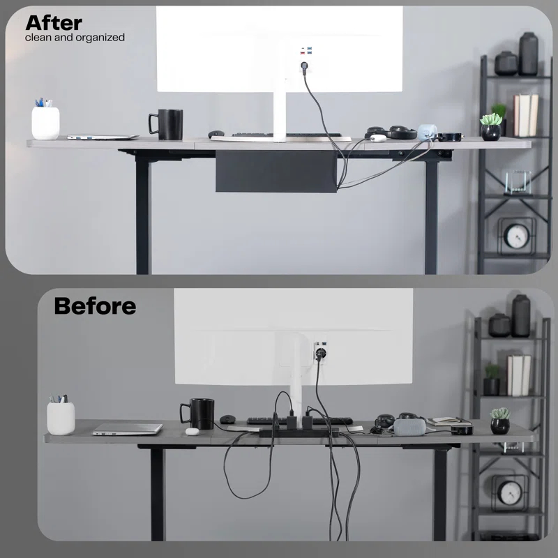 Under Desk Cable Management Tray