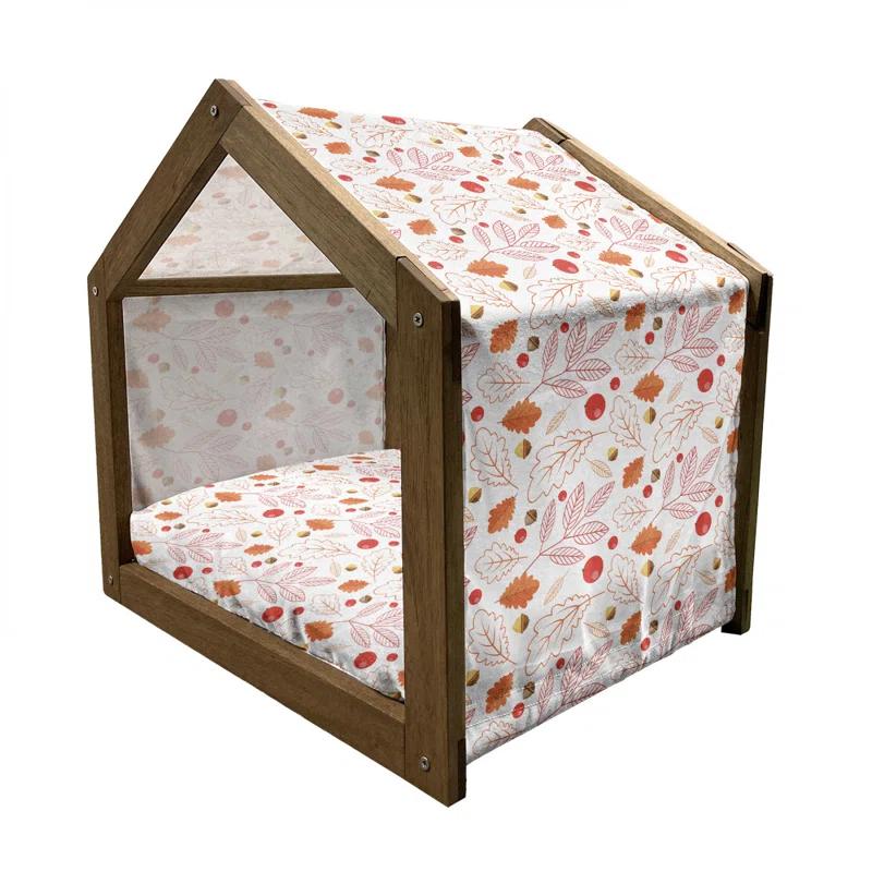 East Urban Home Wood Portable Dog House