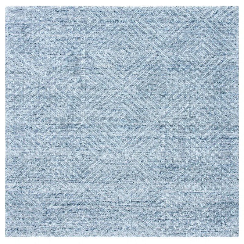 George Oliver Abstract Hand Tufted Performance Geometric Rug