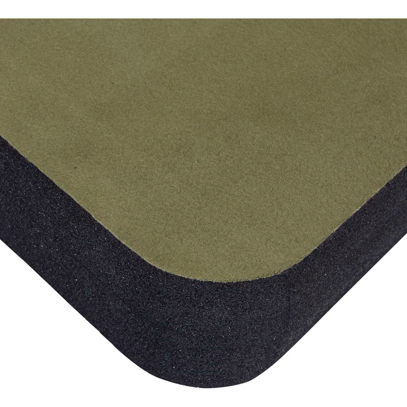 Vanish Foam Cushion, 14"L x 13"W x 2"H, Olive Green