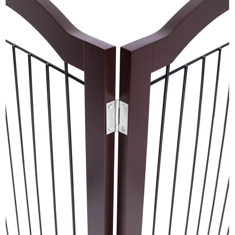 Wood Free Standing Pet Gate