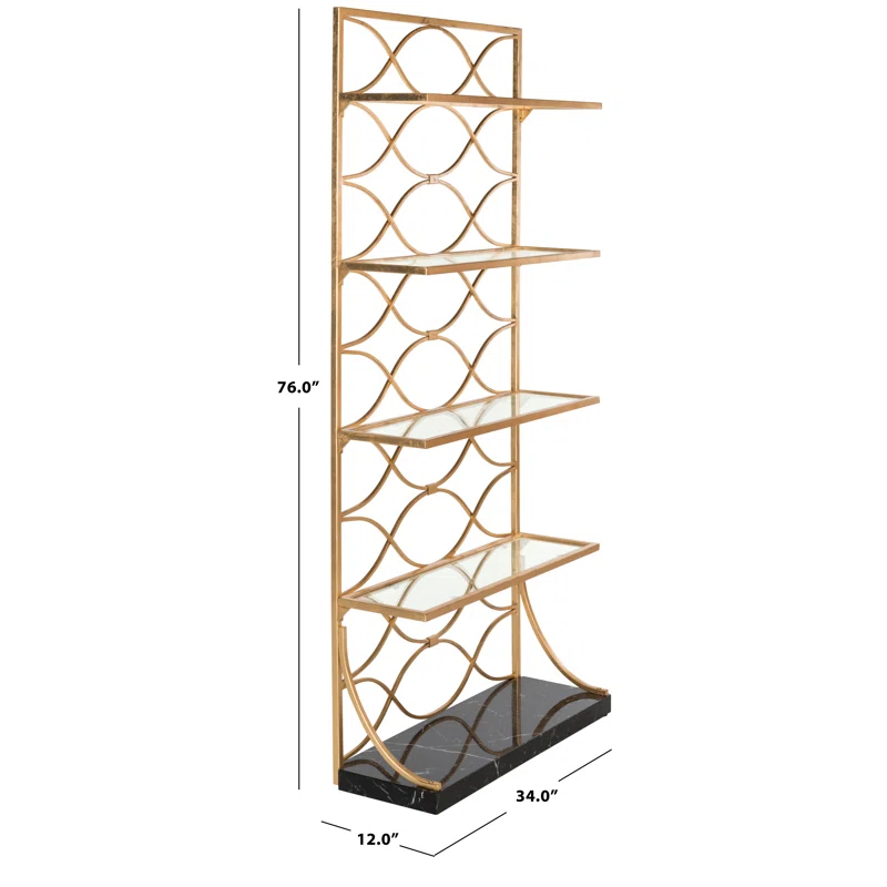 Everly Quinn Tamara Etagere Bookcase