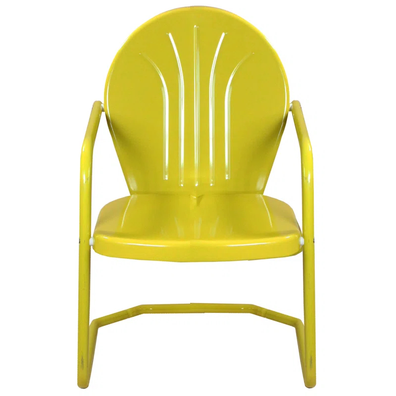 Northlight Seasonal 34-Inch Outdoor Retro Tulip Armchair