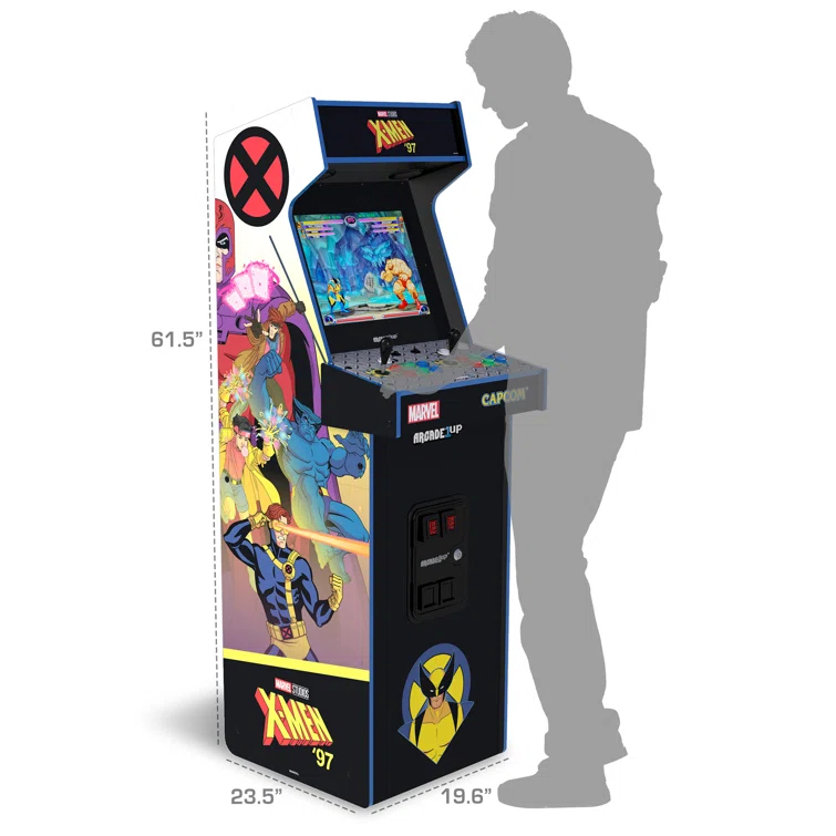 Arcade 1Up Arcade1Up Marvel Vs. Capcom 2 X-Men ‘97 Edition Deluxe Arcade Machine 8 Games in 1