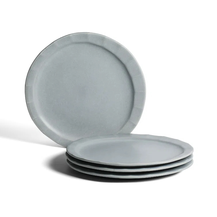 Stone Lain Oasis 4-Piece Dinner Plate Set Stoneware (Set of 4)