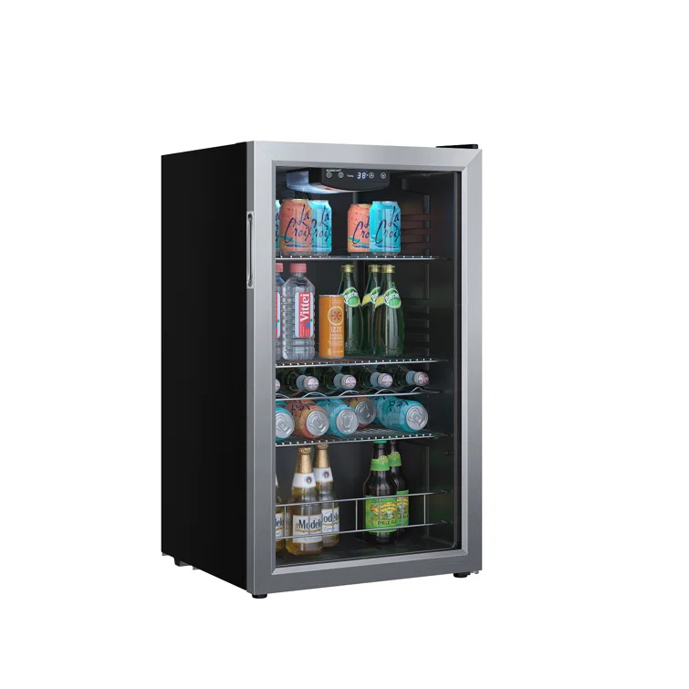 EdgeStar EdgeStar 18.88'' W Convertible 105 Cans (12 oz.) 3.36 Cubic Feet Beverage Cooler with Reversible Glass Door