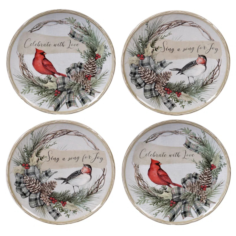 Certified International Certified International Holly And Ivy 16Pc Dinnerware Set