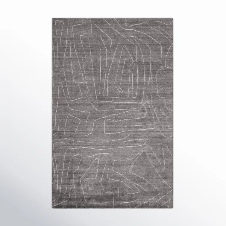 Orwell Hand-Tufted Gray/Ivory Area Rug