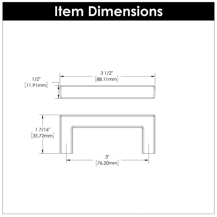 Belwith Keeler Coventry Center to Center Bar/Handle pull