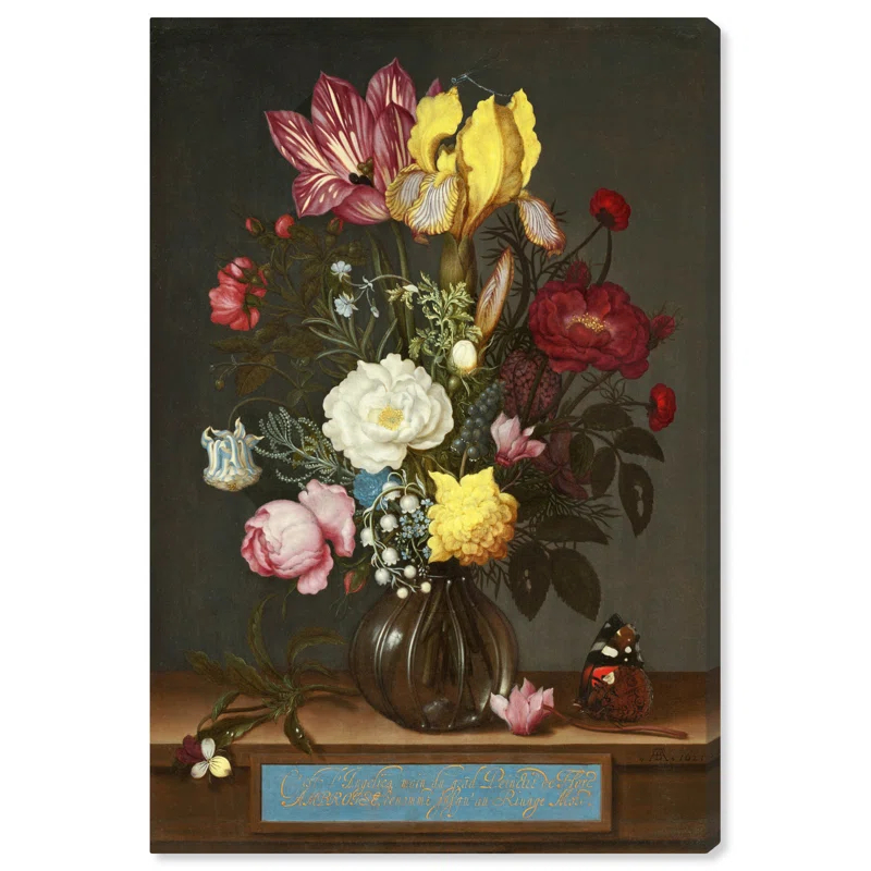 Art Remedy Ambrosius Bosschaert The Elder Bouquet Wall Art by Art Remedy