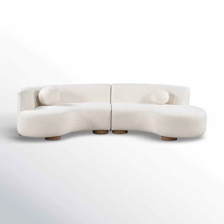Octavia 2 - Piece Upholstered Curved Sectional