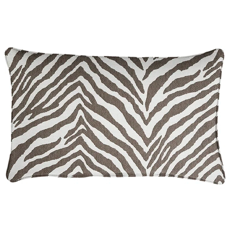 Sabine Animal Print Sunbrella® Indoor/Outdoor Reversible Throw Pillow (Set of 2)