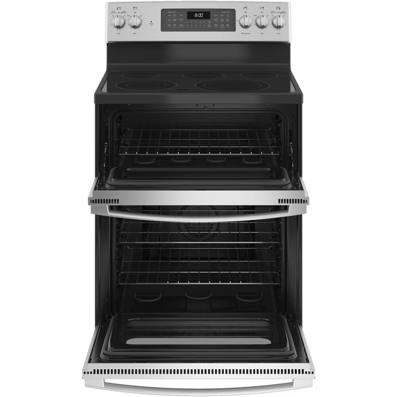 GE Appliances 30" 6.6 cu. ft. Freestanding Electric Range with 5 Elements and Convection Oven