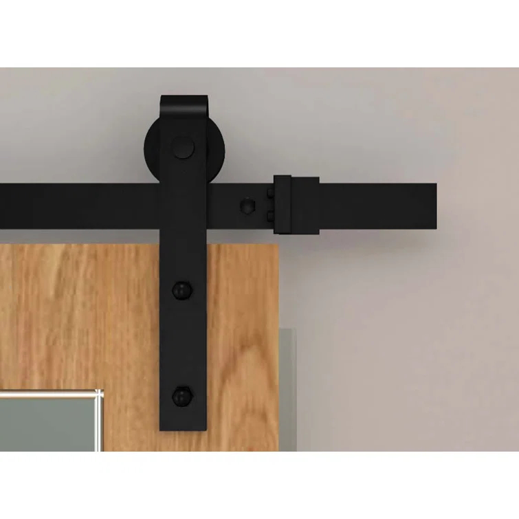 ORCA HARDWARE Flat Track Standard Single Barn Door Hardware Kit
