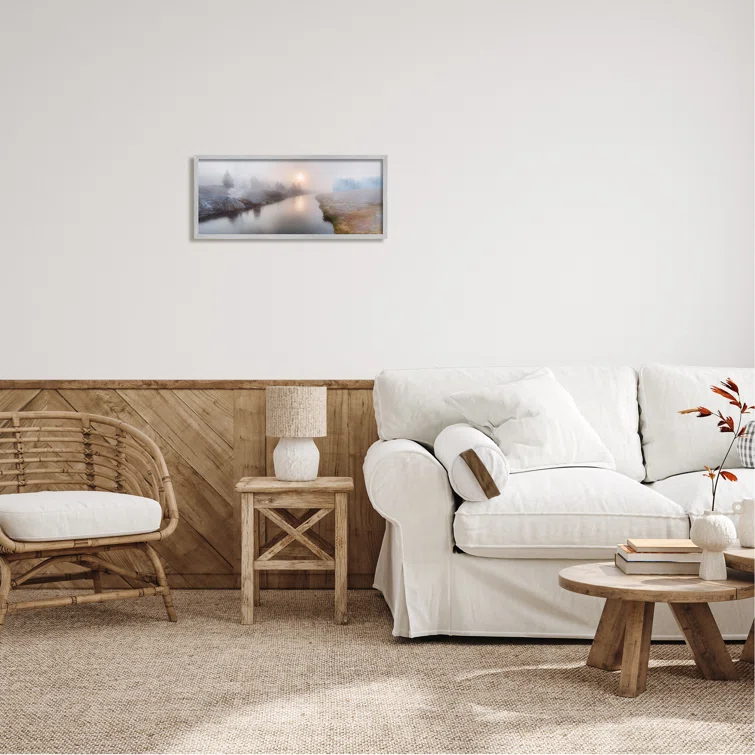 Stupell Industries " Foggy River At Dawn " by Lena Owens