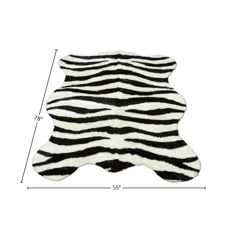 Mercer41 Zebra Bold Stripe Area Rug
