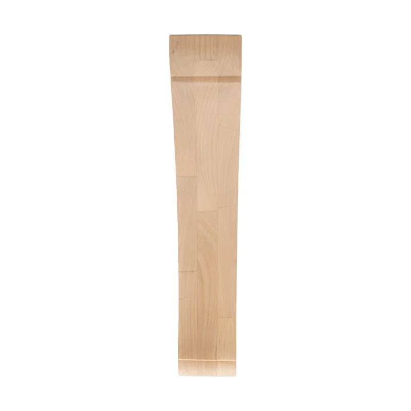 Architectural Products by Outwater L.L.C. 12 in x 2-1/2 in x 8 in Unfinished Medium Solid Traditional Plain Wood Bracket Corbel