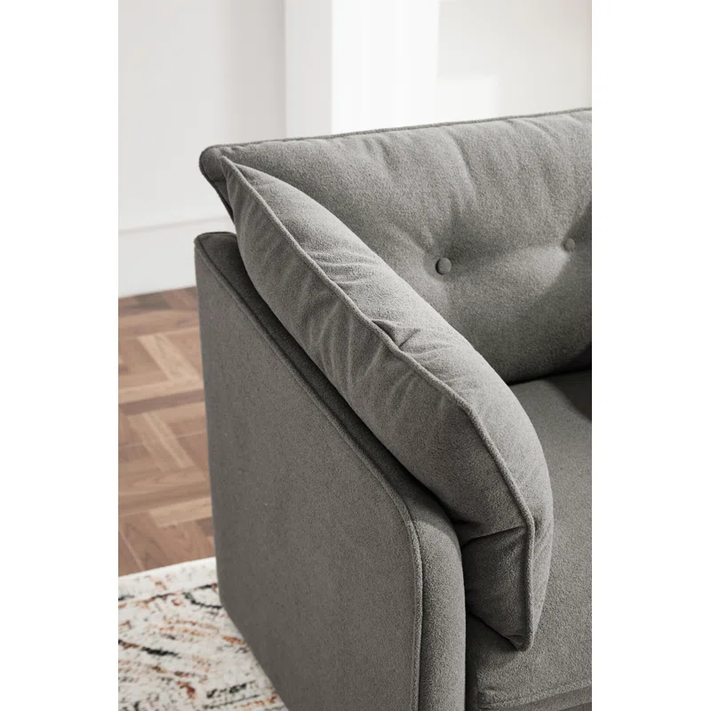 CHORLENIMI Modern Chenille Oversized Armchair | Wayfair
