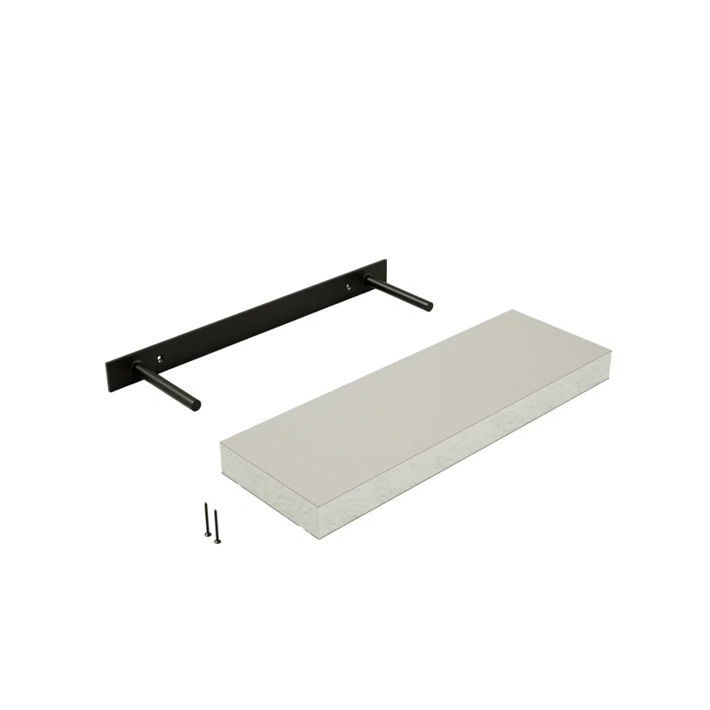 The Original Granite Bracket Ready-to-Tile Free Floating Shelf with Dural Board