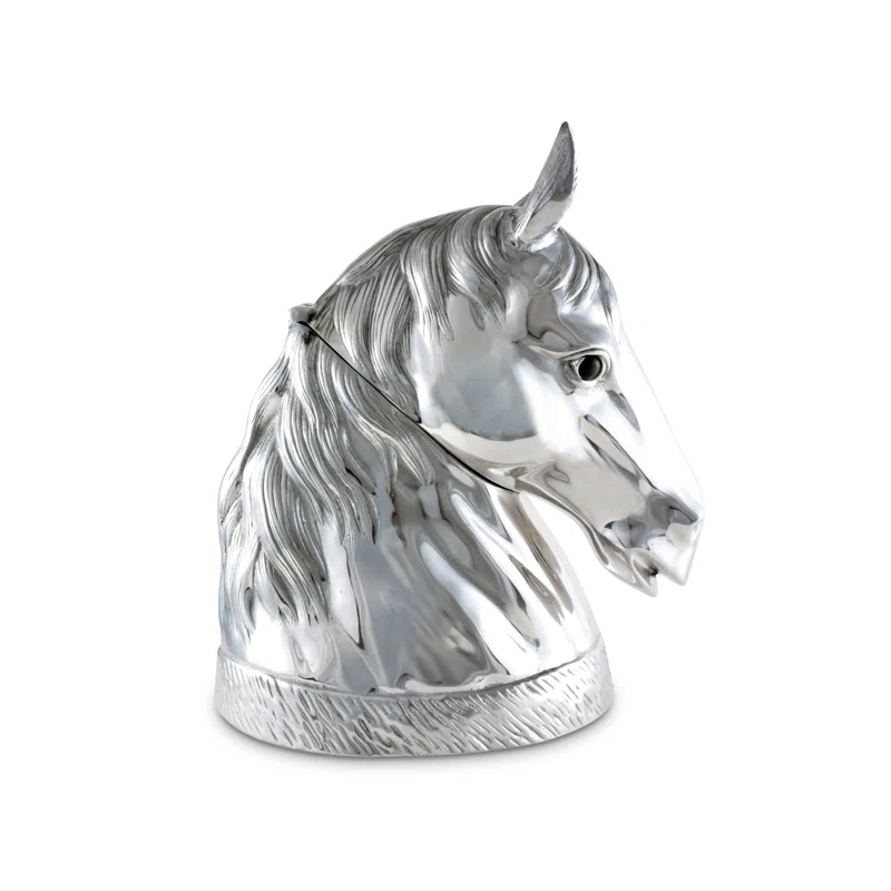 Arthur Court Designs Equestrian Aluminum Ice Bucket