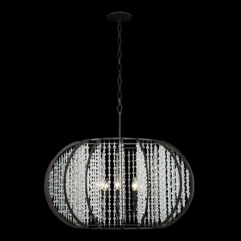 Caesar 8-Lt Pendant - Carbon