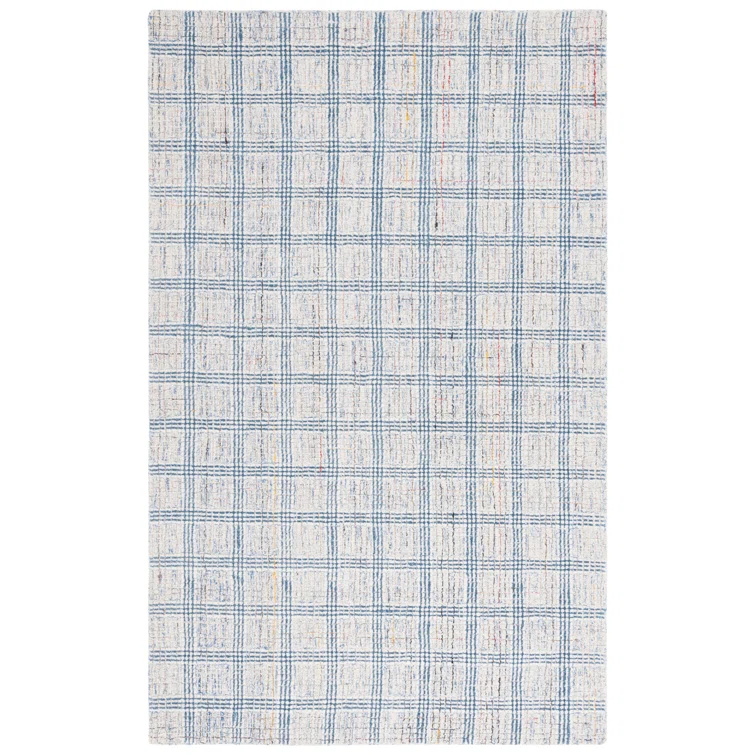 Safavieh Ebony Hand Tufted Wool Pile Plaid Rug