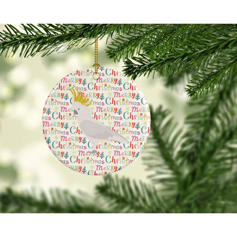 The Holiday Aisle® Ceramic Animals Hanging Figurine Ornament