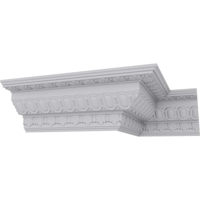 4"H x 4"P x 5 3/4"F x 94 1/2"L, (1 1/4" Repeat), Egg and Dart Crown Moulding