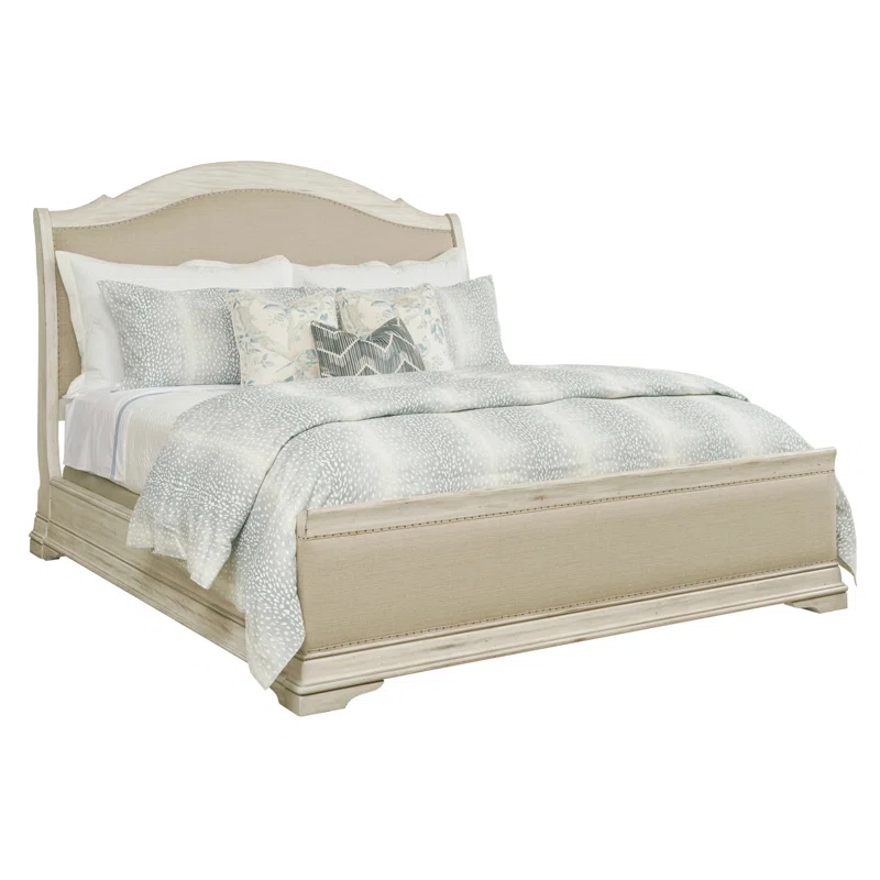 One Allium Way® Shaylene Upholstered Scalloped Bed