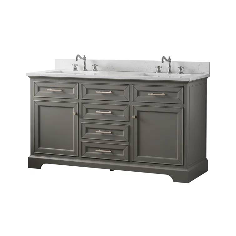 Sudio Design Thompson 60" W Double Vanity & Reviews | Perigold
