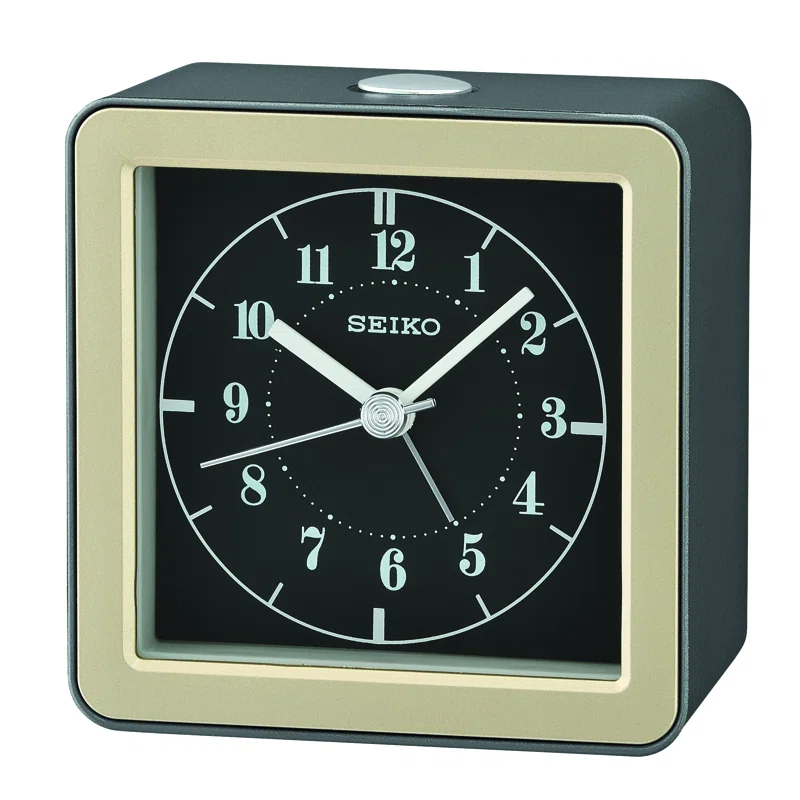 Seiko Gatsby Analog Quartz Alarm Tabletop Clock