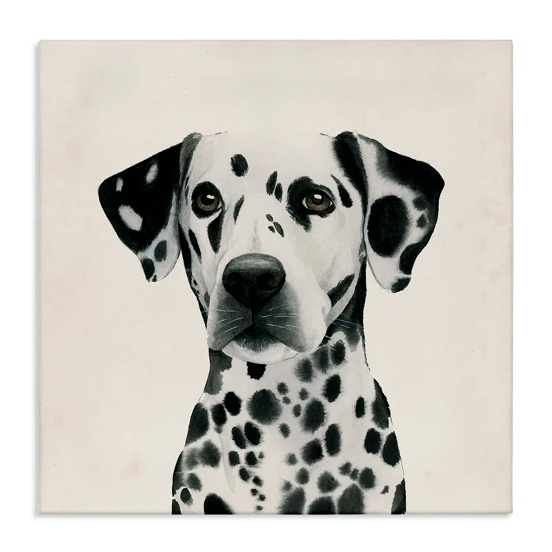Stupell Industries Traditional Dalmatian Dog by Grace Popp - Photograph Print on Canvas
