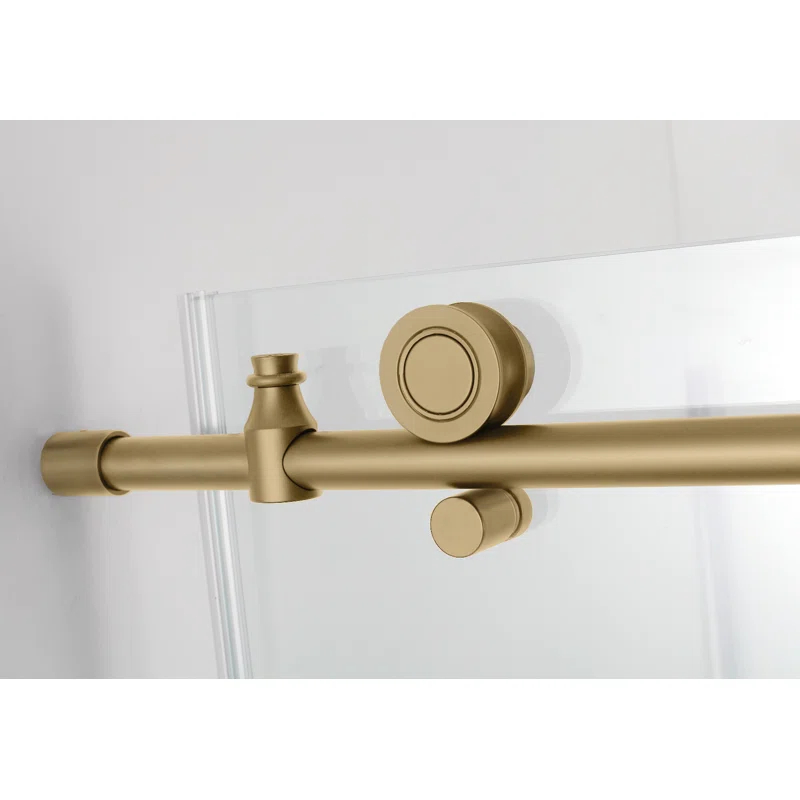 Aston SEN984EZ.UC-BG-483880-R Coraline XL 44" - 48" W x 38" D x 80" H Frameless Rectangle Sliding Shower Enclosure