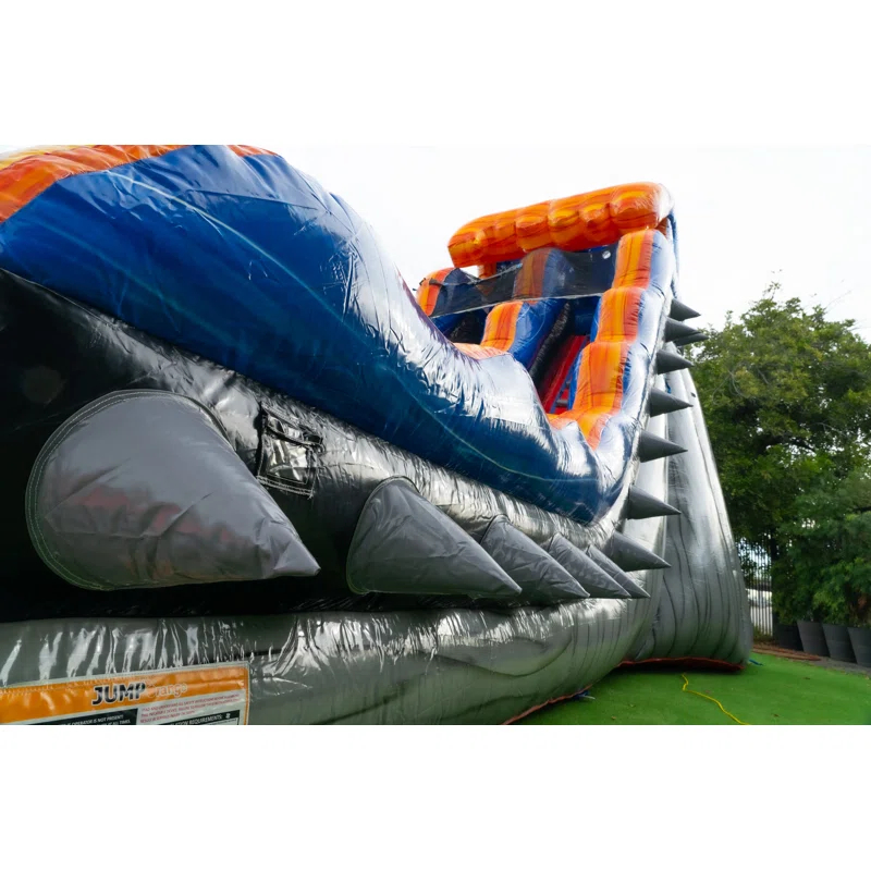 JumpOrange JumpOrange 15 FT Rocker Commercial Grade Water Slide with Pool (with Blower)