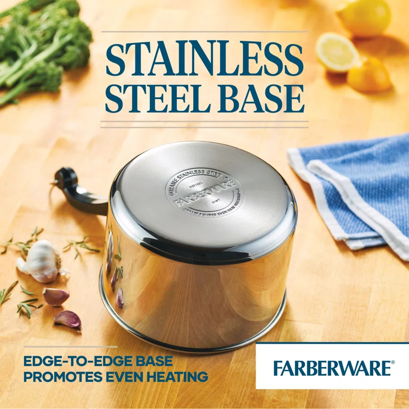 Farberware Farberware Classic Series Stainless Steel Saucepan with Lid