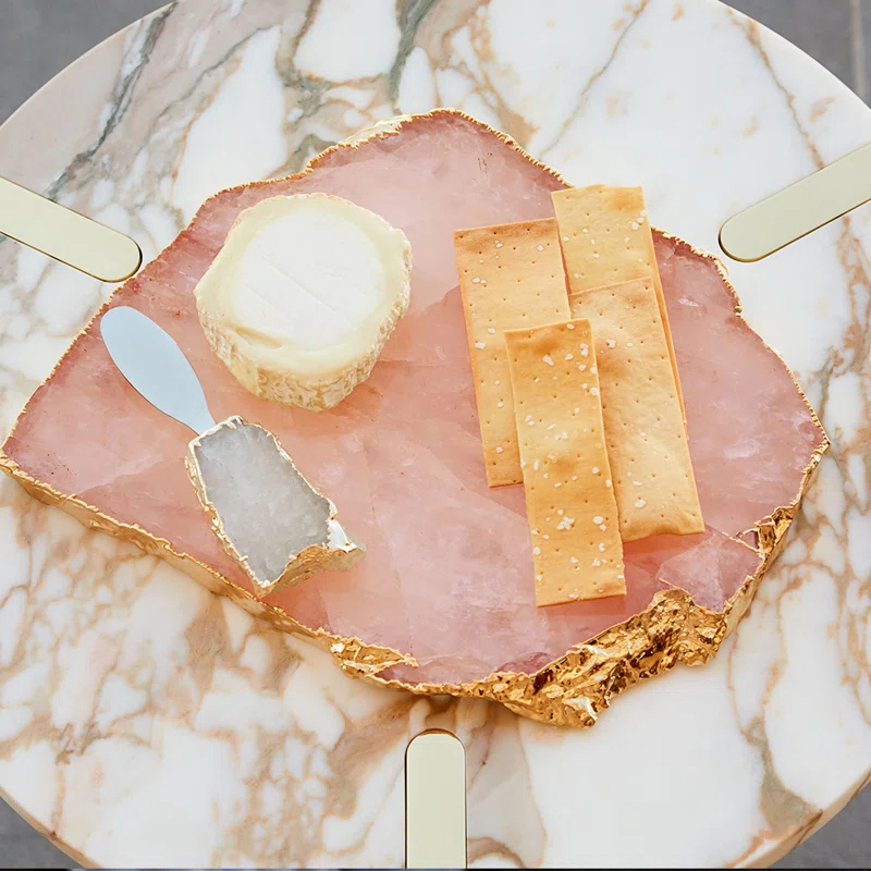 ANNA New York Entertainment Crystal Decorative Plate 1