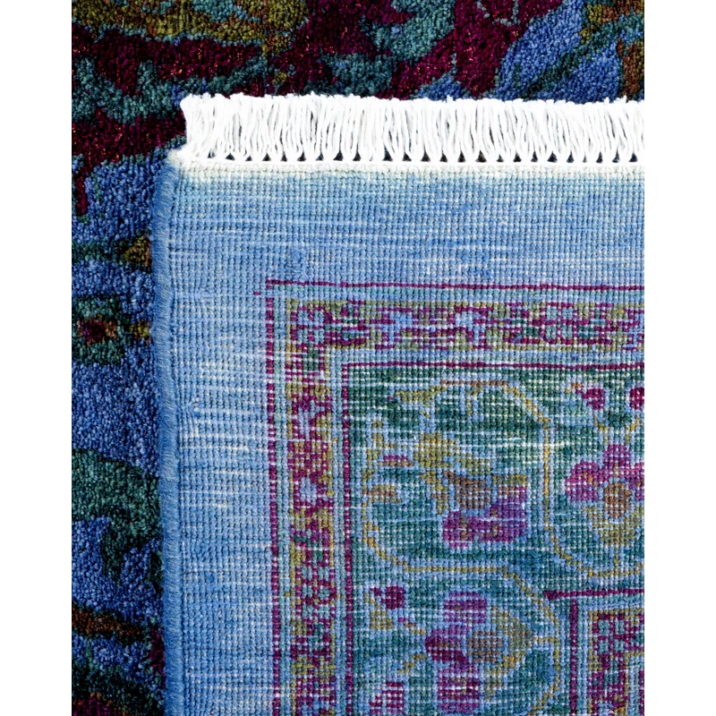 The Twillery Co.® Haydon Hand Knotted Wool Contemporary Bl Area Rug 10' 1" x 13' 6"